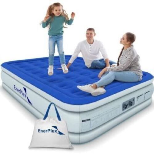 EnerPlex Queen Air Mattress with Built-in Pump 16 Inch Double Height&nbsp;