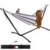 2-Person Brazilian-Style Double Hammock w/ Carrying Bag and Steel Stand&nbsp;