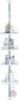 BAOYOUNI 4 Tier Shower Pole Caddy Tension Rod Adjustable Corner Storage Rack, Ivory