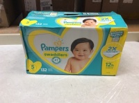 Pampers Swaddlers Baby Diapers, Size 5, 132 ct - New&nbsp;