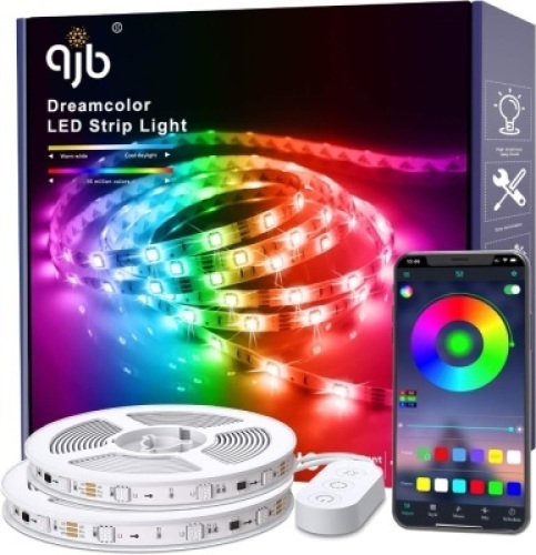Color Changing Sound Reactive LED Strip Lights w/ Blueooth,&nbsp;App Control, Remote