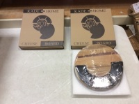 Lot of (2) KADE Charcuterie Cheese Board Sets - New