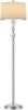OYEARS Modern 62&rdquo; Crystal Stacked Ball Floor Lamp&nbsp;Polished Steel Chrome White Fabric Shade - New&nbsp;
