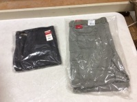 Wrangler Authentic Men's Premium Twill Cargo Pants &&nbsp;Unionbay Men's Survivor Iv Relaxed Cargo Pants, 40 x 32 - New&nbsp;