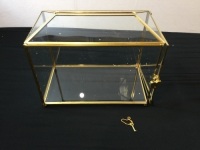 Decorative Wedding Glass Box Medium Size