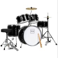 Kids Beginner All Wood Acoustic Drum Kit Starter Set w/ Stool, Drumsticks&nbsp;