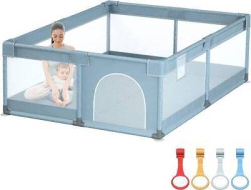 Large Baby Playpen with Breathable Mesh