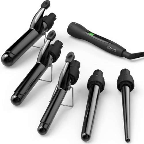 Xtava 5-in-1 Satin Wave Curler Set - New&nbsp;