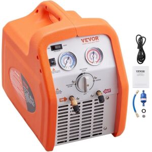 VEVOR 1 HP Refrigerant Recovery Machine, Dual Cylinder 120V 60Hz 