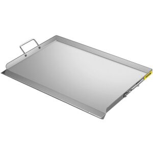 VEVOR Stainless Steel 23" x 16" Griddle Flat Top Plate for Grill with 2 Handles