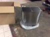 Stainless Steel Dual Compartment Trash/Recycle Bin - Appears New with Cosmetic Damage