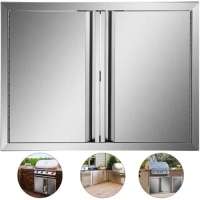 Stainless Steel 31" x 24" Outdoor Grill Door - Appears New&nbsp;