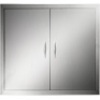 VEVOR BBQ Double Access Door 31" x 24"&nbsp;Stainless Steel - Appears New&nbsp;