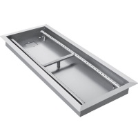VEVOR Stainless Steel Fire Pit Pan and Burner&nbsp;31.5" x 12" - Appears New&nbsp;&nbsp;