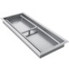 VEVOR Stainless Steel Fire Pit Pan and Burner&nbsp;31.5" x 12" - Appears New&nbsp;&nbsp;