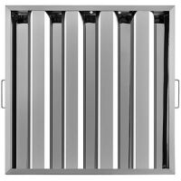 VEVOR 430 Stainless Steel 4 Grooves Commercial Range Hood Filters, 19.5W x 19.5H Inch, Pack of 6&nbsp;&nbsp;