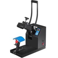 VEVOR 6x3.75Inch Curved Element&nbsp;Clamshell Design Heat Press for Hats