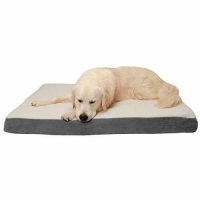 Furhaven Deluxe Orthopedic Mat Sherpa and Suede Pet Bed, Jumbo - Appears New&nbsp;&nbsp;