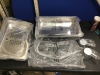 Stainless Steel Chafing Pan Set - Appears New&nbsp;