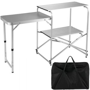 VEVOR Aluminum Foldable Camping Kitchen 47" w/ Carry Bag