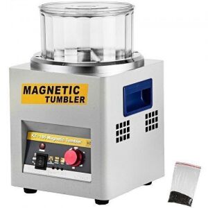 VEVOR KT185 Magnetic Tumbler 180mm Jewelry Polisher Super Finishing Machine 110V