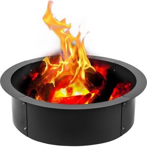 VEVOR Fire Pit Ring 36-Inch Outer/30-Inch Inner Diameter, 3.0mm Thick Heavy Duty Solid Steel