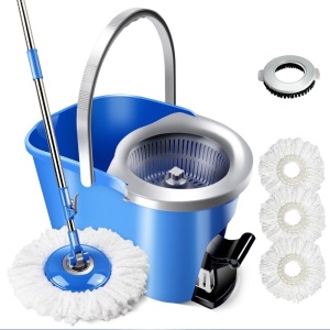 Masthome Floor Cleaning Spin Mop and Bucket Set 