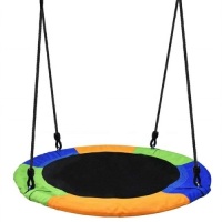 Childrens Round Saucer Bird Nest Tree Swing - Appears New&nbsp;
