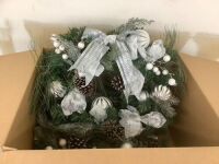 Lot of (2) Holiday Wreaths