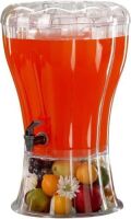 Buddeez Clear&nbsp;Plastic Beverage Dispenser with Ice Cone