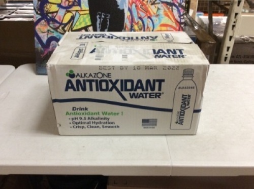 Alkazone Antioxidant Bottled Water, 16.9 fl oz, 24 Pack - New