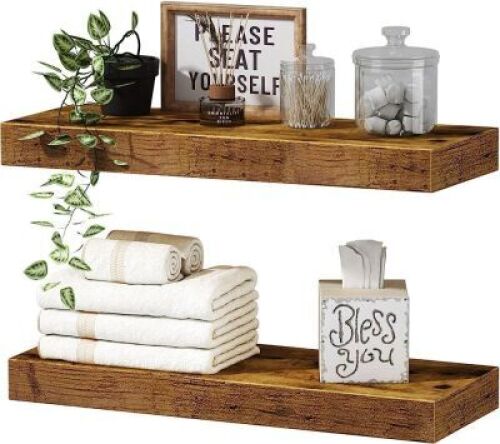 QEEIG Floating Shelves, Set of 2&nbsp;
