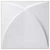 Art3d Decorative Windmil Design PVC 3D Wall Panels,&nbsp;White, Pack of 33 Tiles, 32Sq.Ft, 11.81 x 11.81 in