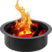 VBENLEM Fire Pit Ring 36-Inch Outer/30-Inch Inner Diameter,&nbsp;3.0mm Thick Heavy Duty Solid Steel
