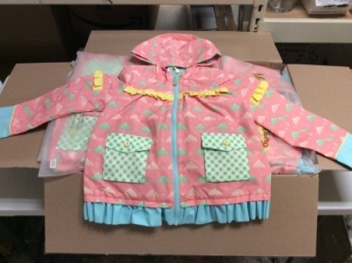 Lot of Approx (30) Matilda Jane Clothing Childrens Rain Coats, Size 6 - New