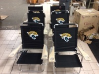 Lot of (6) Jacksonville Jaguars Beach Chairs - Appear New&nbsp;