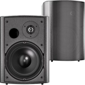 STUDIOFINIX 6.5 Inches 400 Watt Indoor Outdoor Bluetooth Wall Mount Speakers, Set of 2 