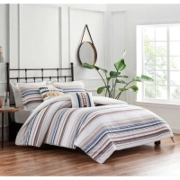 Pendleton 5-piece Comforter Set, Savannah Stripe, Queen - Appears New&nbsp;&nbsp;