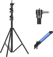 EMART 8.5ft Air Cushioned Light Stand with 1/4" to 3/8" Universal Adapter, Aluminum Heavy Duty Tripod