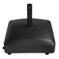 Fillable Mobile Umbrella Base Stand w/ 4 Wheels, 2 Locks, 123lb Capacity&nbsp;