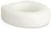 AquaSense Portable Raised Toilet Seat, White, 4 Inches,&nbsp;400Lb Max Weight - Appears New
