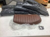 Lot of (4) Brown Motorcycle Cafe Racer Seat&nbsp;