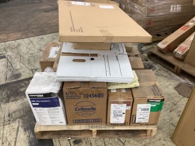 Pallet of Cleaning & Office Supplies 