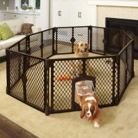 North States Mypet Petyard Passage&nbsp;8 Panel Pet Enclosure with Lockable Door - Appears New&nbsp;