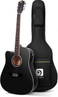Vangoa Left Handed Acoustic Electric Cutaway Guitar 41" - Appears New&nbsp;