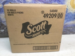 Scott 1000 Sheets Per Roll Bathroom Tissue, 32 Rolls - New