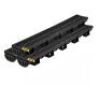 Trench Drain System 5.7 x 3.1 x 39.4 in. Drainage Trench Channel Drain Black Plastic Garage Floor Drain, 3-Pack
