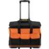 VEVOR Rolling Tool Bag, 20-inch 17 Pockets Bag with Two 2.56in Wheels, Oxford Fabric Material with Telescoping Handle, 198lb Load Capacity&nbsp;