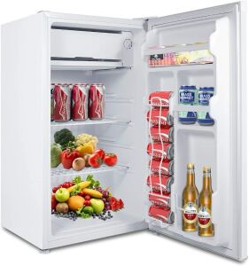 MOOSOO Compact Refrigerator with Freezer, 3.2 Cu.Ft 