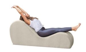 Yoga Chaise Lounge Chair, Beige